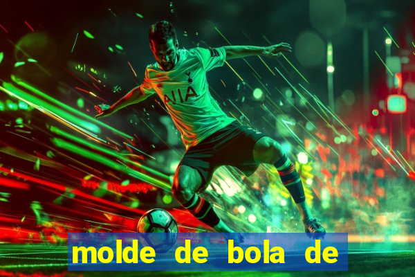 molde de bola de futebol para imprimir